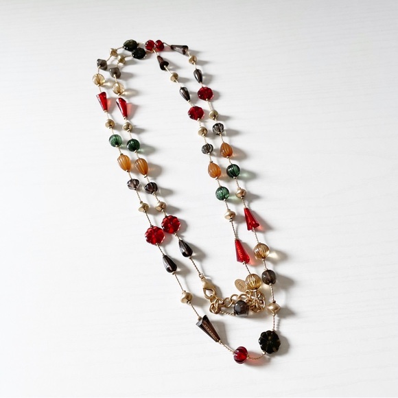 Louis Dell’olio long multi color bead strand necklace - Picture 2 of 7